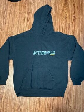 Travis Scott ASTROWORLD Wish You Were Here Tour Hoodie Medium Embroidered M